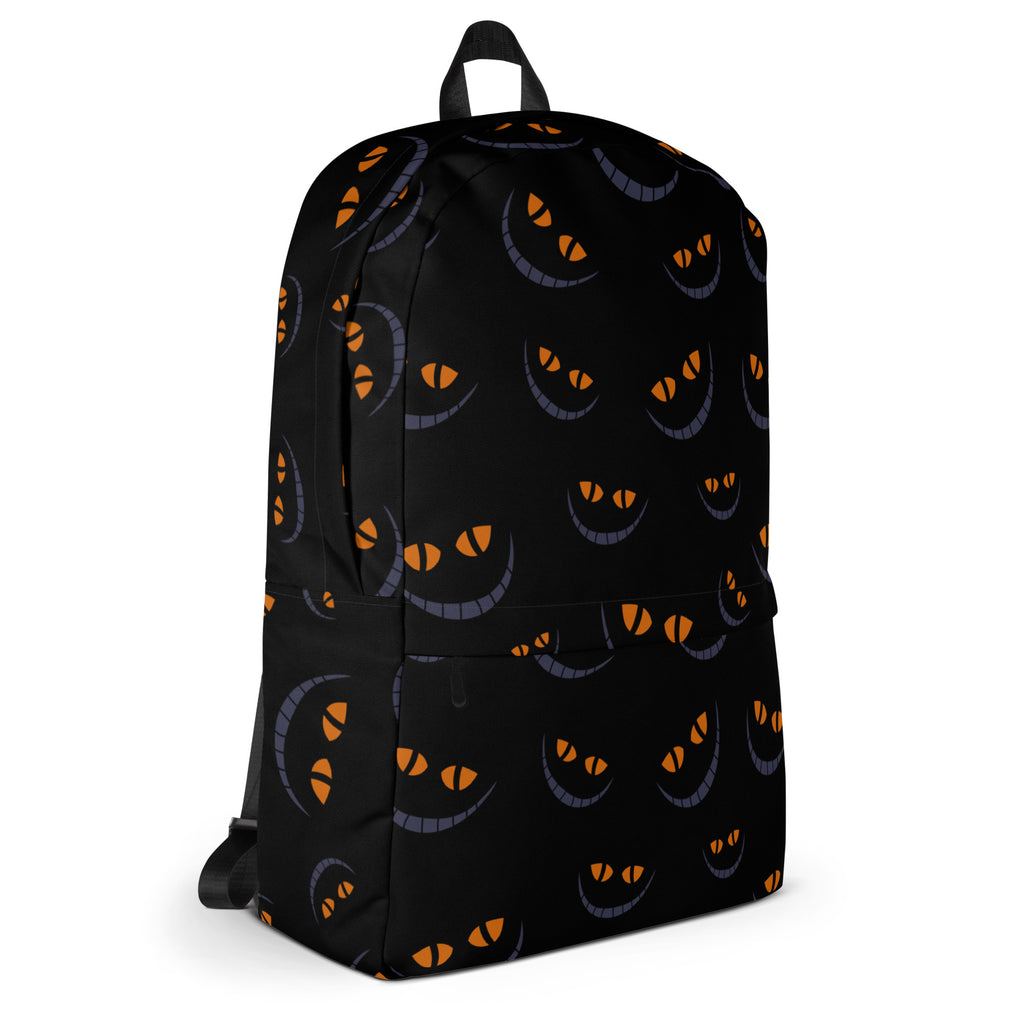 Girls Black Cat Backpack - Water-Resistant School Bag With Adjustable Padded Straps & Breathable Mesh Back