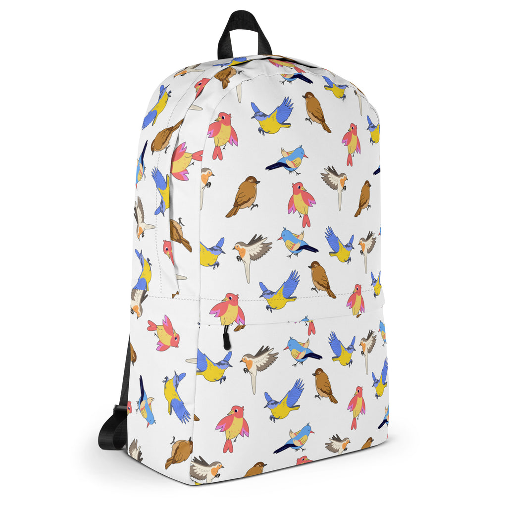Kids Colorful Bird Backpack - Water-Resistant School Bag With Adjustable Padded Straps & Breathable Mesh Back