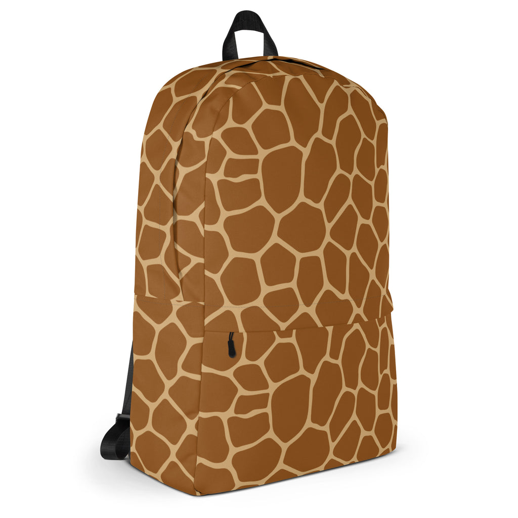 Kids Giraffe Print Backpack - Water-Resistant School Bag With Adjustable Padded Straps & Breathable Mesh Back