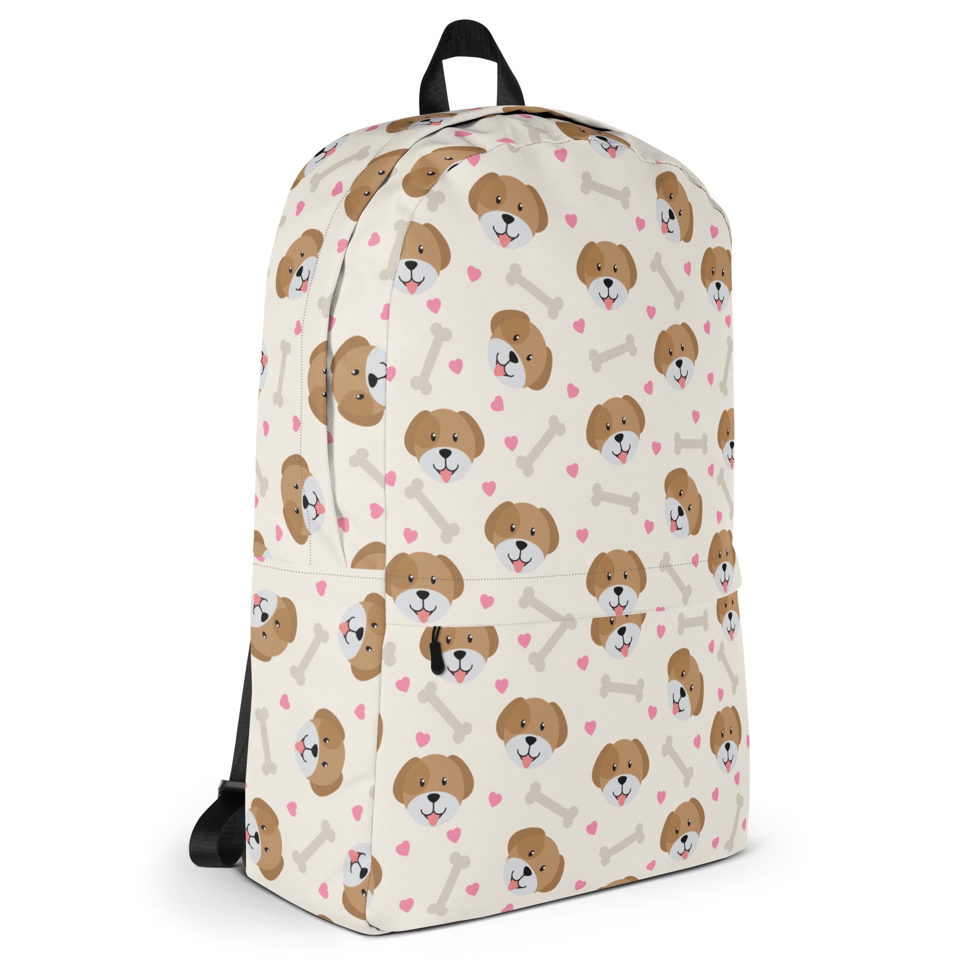 Girls Cute Dog Backpack - Water-Resistant School Bag With Adjustable Padded Straps & Breathable Mesh Back