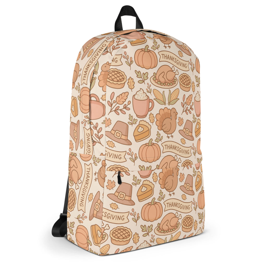 Kids Thanksgiving Turkey Backpack - Water-Resistant School Bag With Adjustable Padded Straps & Breathable Mesh Back