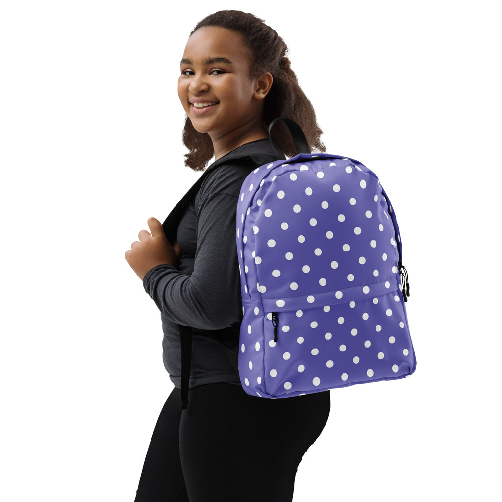 Girls Light Purple Backpack - Water-Resistant School Bag With Adjustable Padded Straps & Breathable Mesh Back