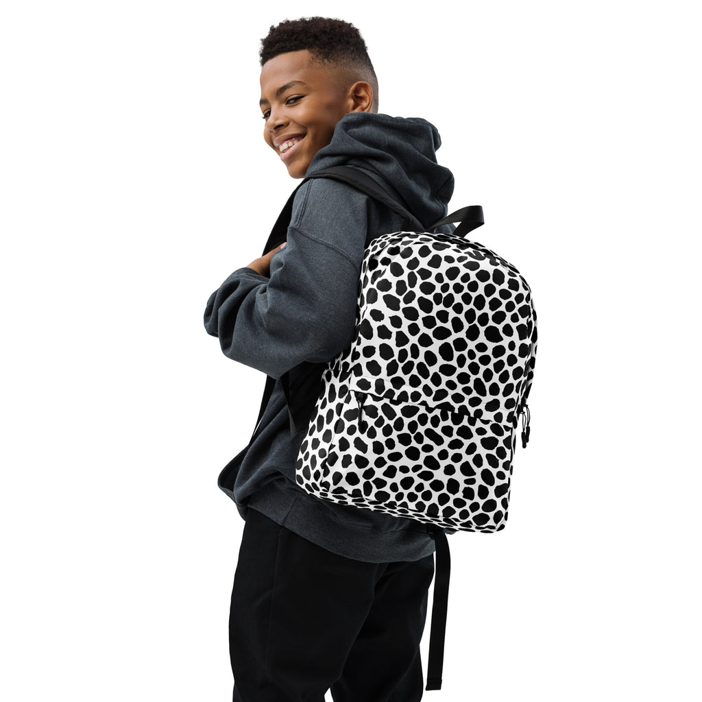 Kids Animal Print Backpack - Water-Resistant School Bag With Adjustable Padded Straps & Breathable Mesh Back