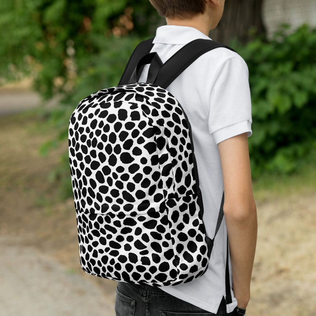 Kids Animal Print Backpack - Water-Resistant School Bag With Adjustable Padded Straps & Breathable Mesh Back