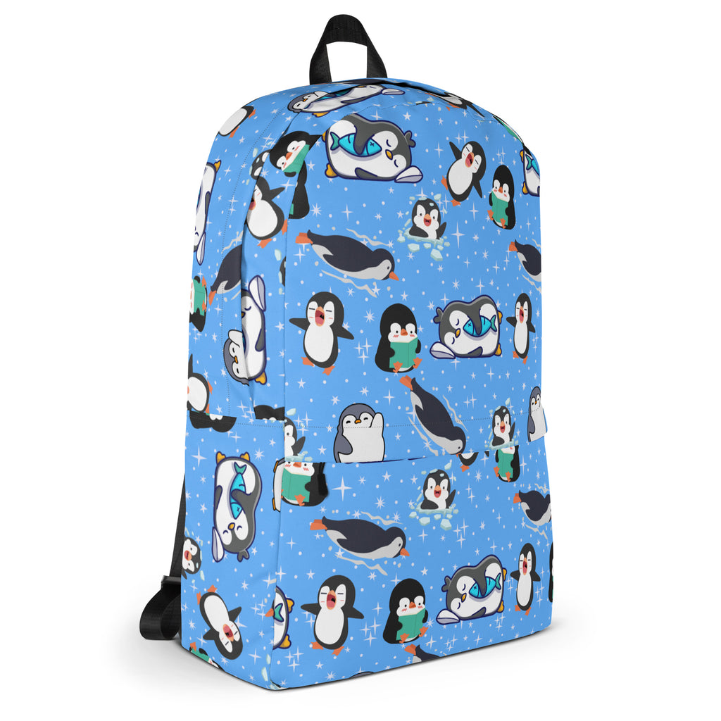 Kids Penguin Backpack - Water-Resistant School Bag With Adjustable Padded Straps & Breathable Mesh Back