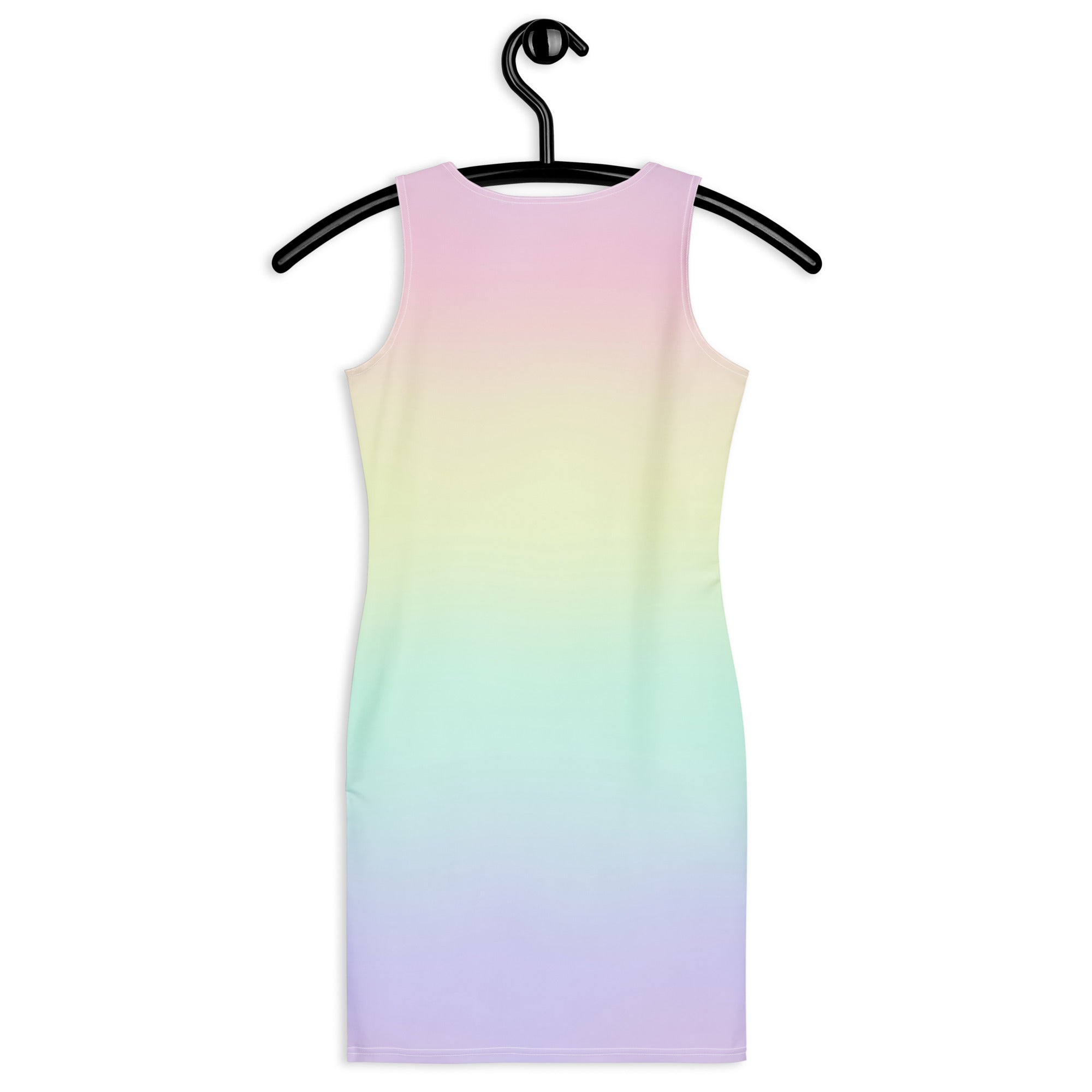 Women's Pastel Rainbow Bodycon Dress – Buttery Soft Fit With UPF 50+ Sun Protection