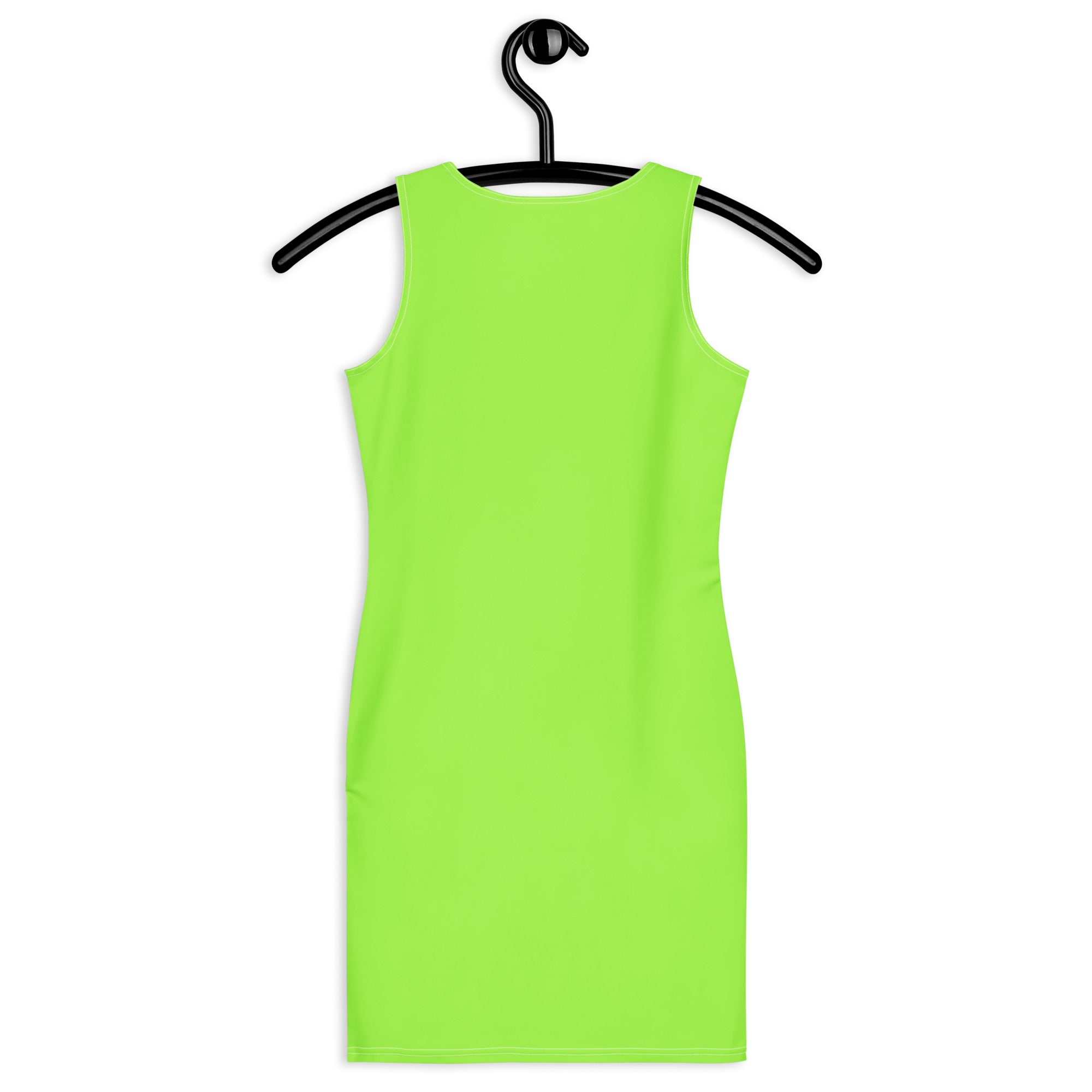 Women's Lime Green Bodycon Dress – Buttery Soft Fit With UPF 50+ Sun Protection