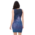Women's Realistic Galaxy Bodycon Dress – Buttery Soft Fit With UPF 50+ Sun Protection