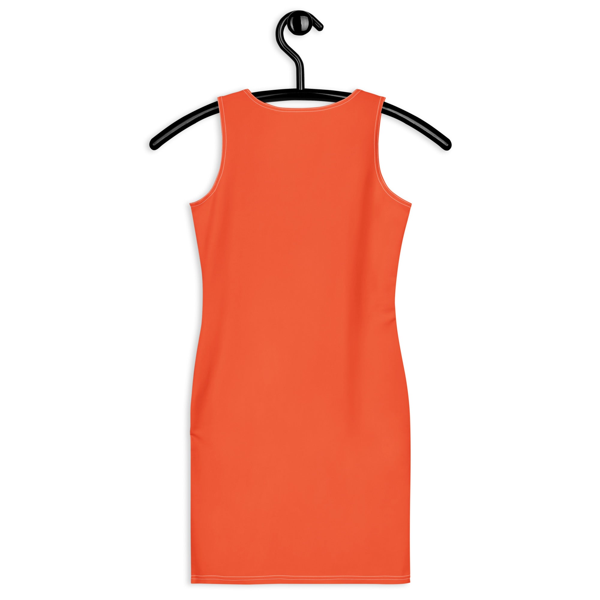 Women's Orange Bodycon Dress – Buttery Soft Fit With UPF 50+ Sun Protection