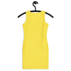 Women's Yellow Bodycon Dress – Buttery Soft Fit With UPF 50+ Sun Protection
