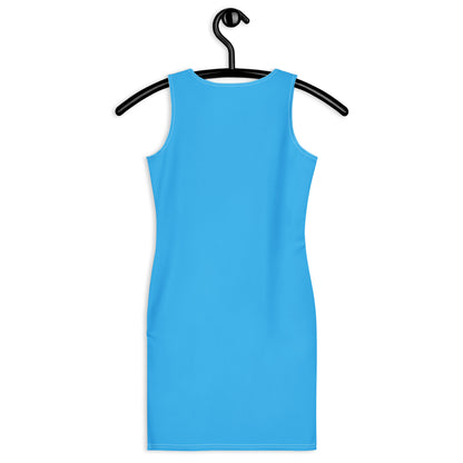 Women's Sky Blue Bodycon Dress – Buttery Soft Fit With UPF 50+ Sun Protection