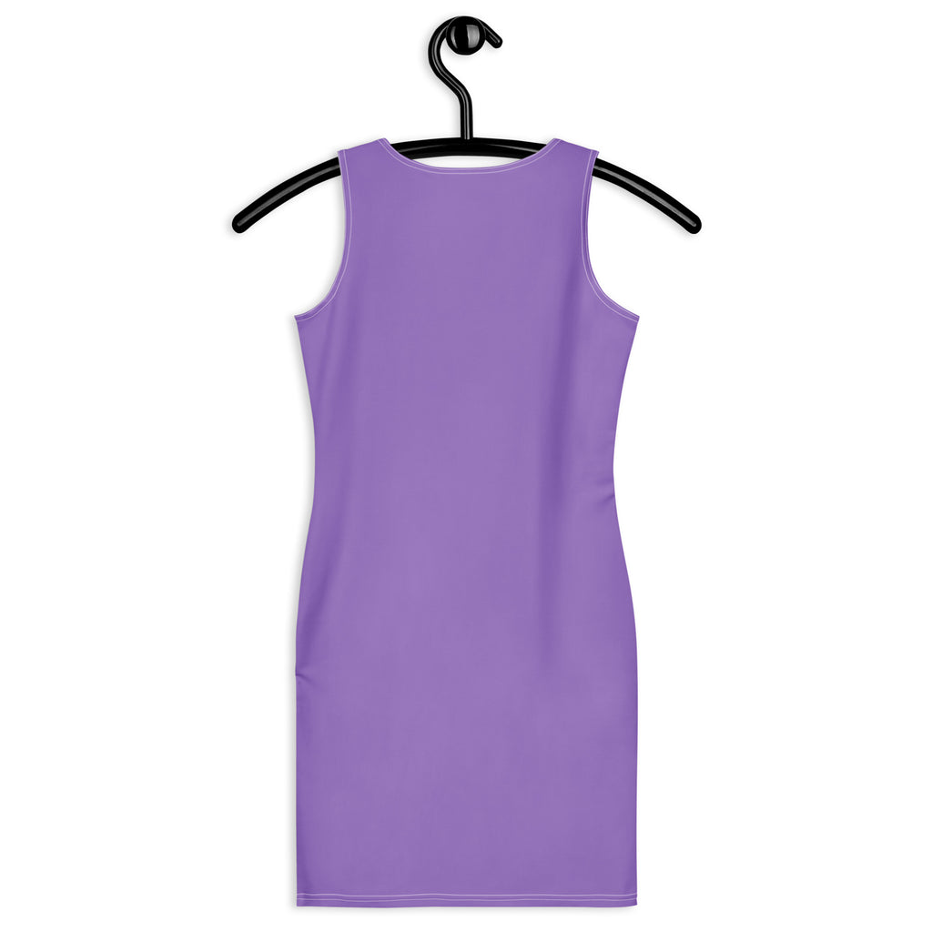 Women's Purple Bodycon Dress – Buttery Soft Fit With UPF 50+ Sun Protection