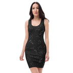 Women's Realistic Constellations Bodycon Dress – Buttery Soft Fit With UPF 50+ Sun Protection