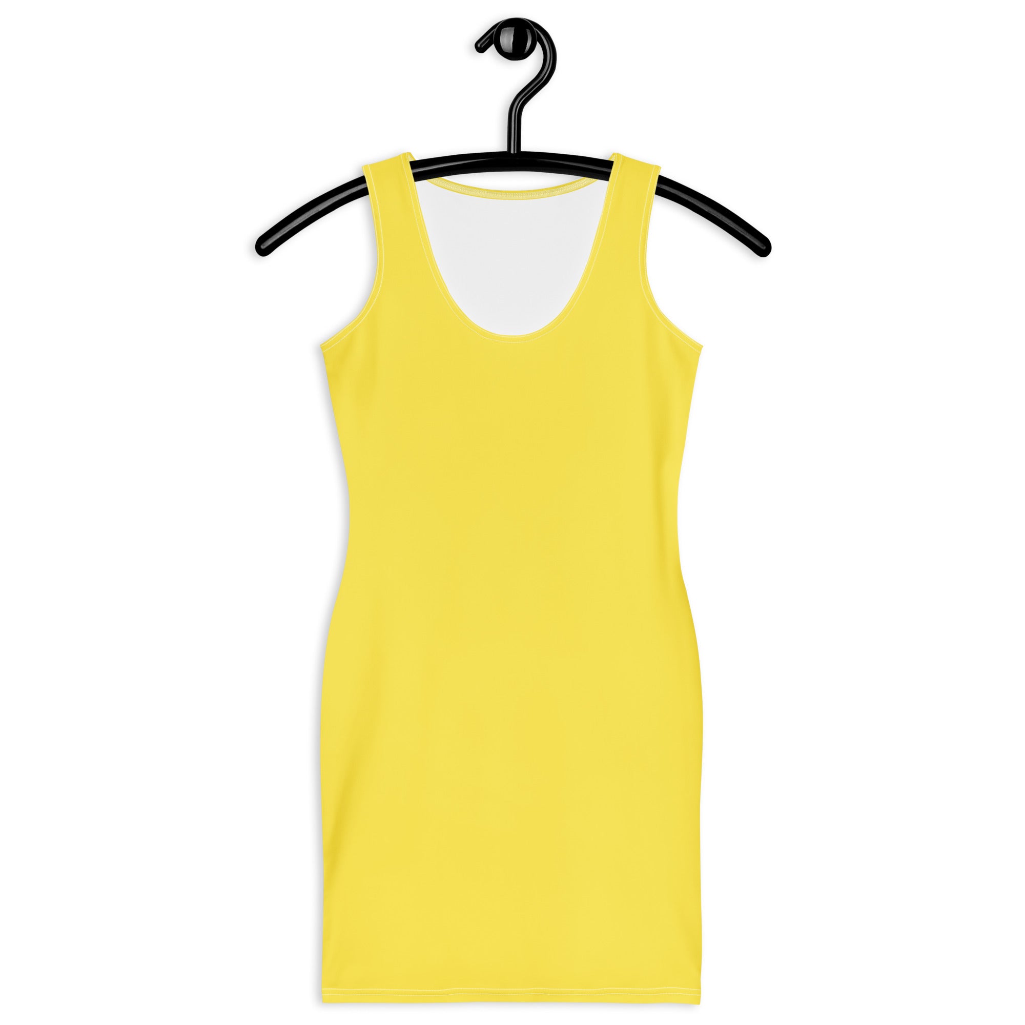 Women's Yellow Bodycon Dress – Buttery Soft Fit With UPF 50+ Sun Protection