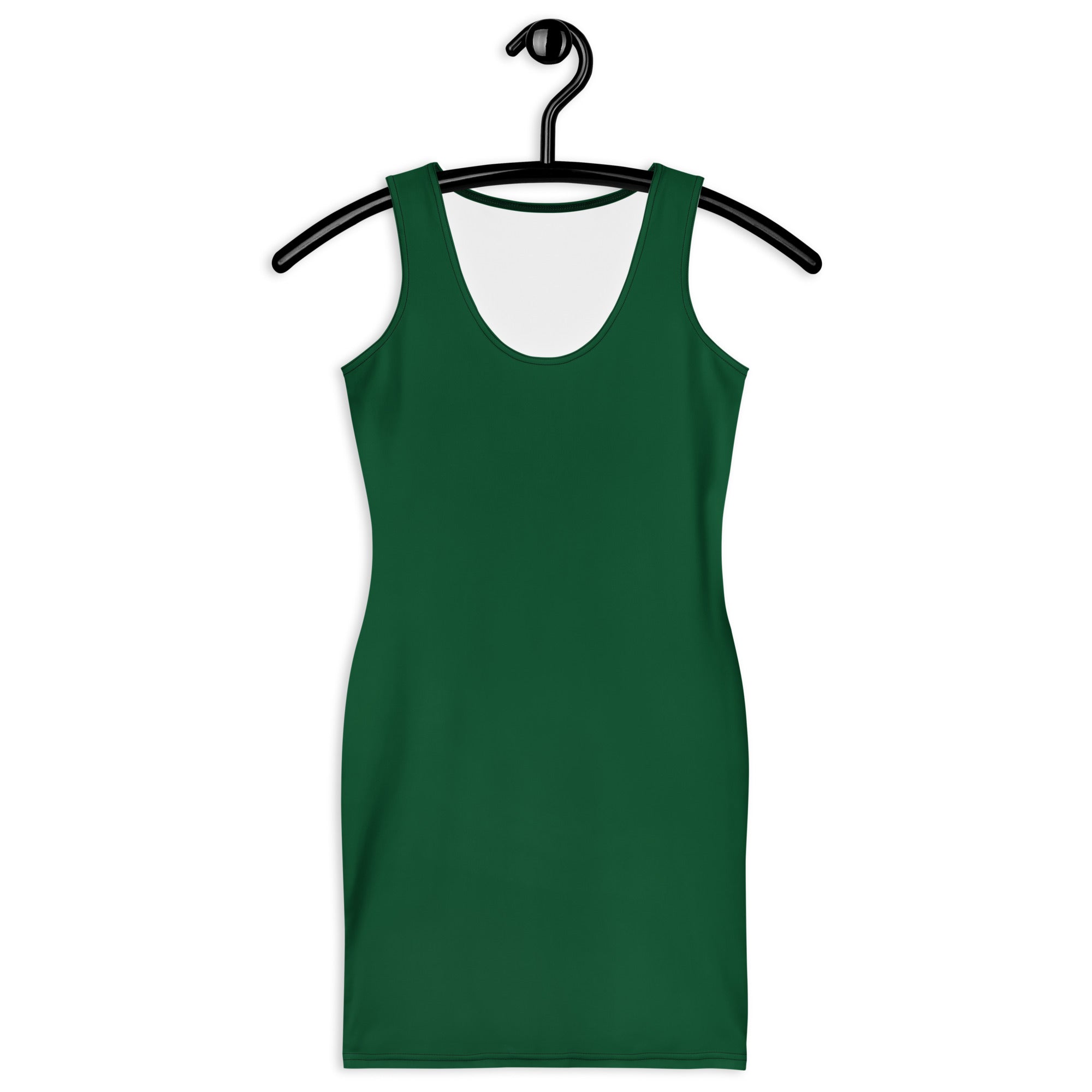 Women's Dark Green Bodycon Dress – Buttery Soft Fit With UPF 50+ Sun Protection