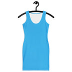 Women's Sky Blue Bodycon Dress – Buttery Soft Fit With UPF 50+ Sun Protection