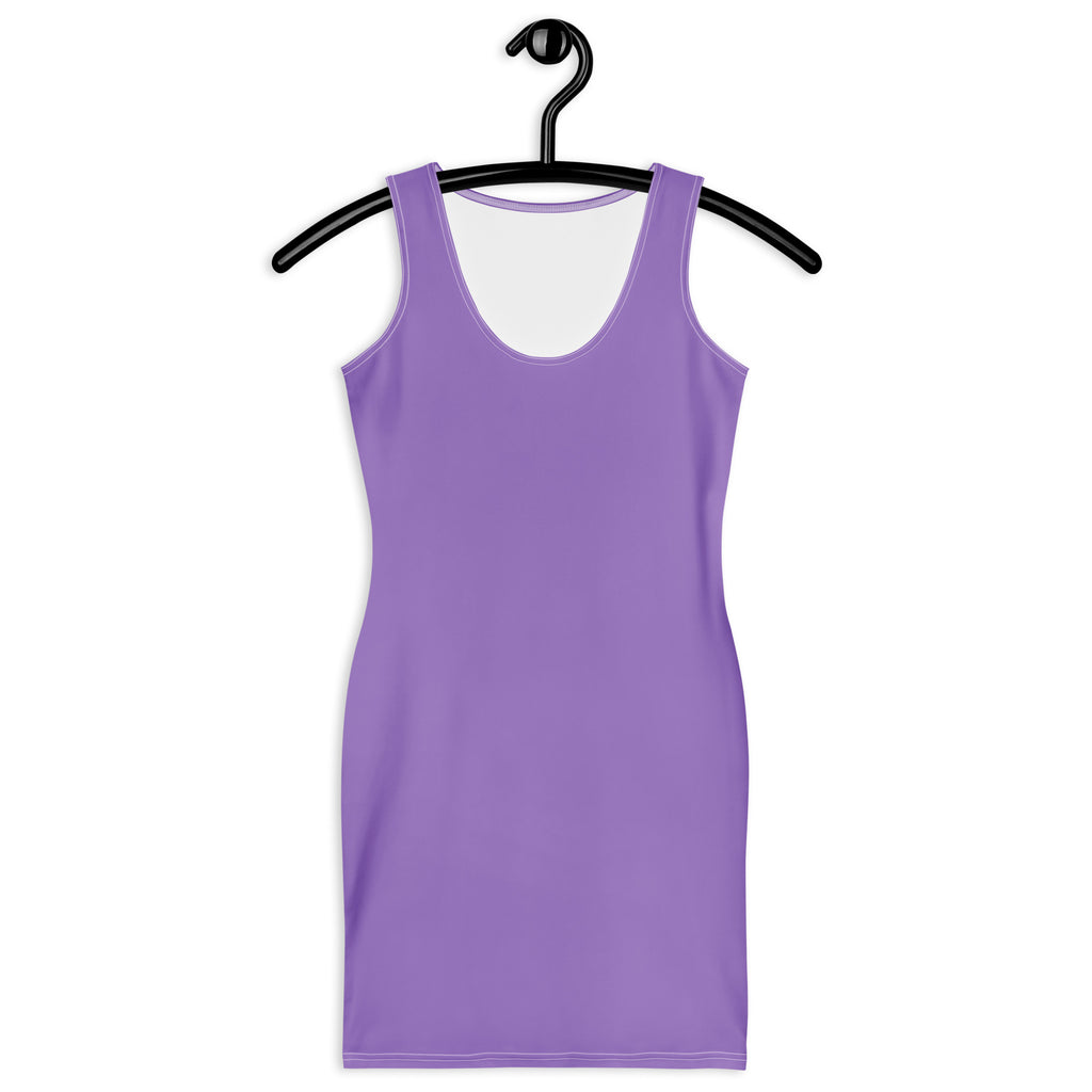 Women's Purple Bodycon Dress – Buttery Soft Fit With UPF 50+ Sun Protection
