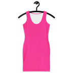 Women's Hot Pink Bodycon Dress – Buttery Soft Fit With UPF 50+ Sun Protection