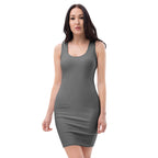 Women's Gray Bodycon Dress – Buttery Soft Fit With UPF 50+ Sun Protection