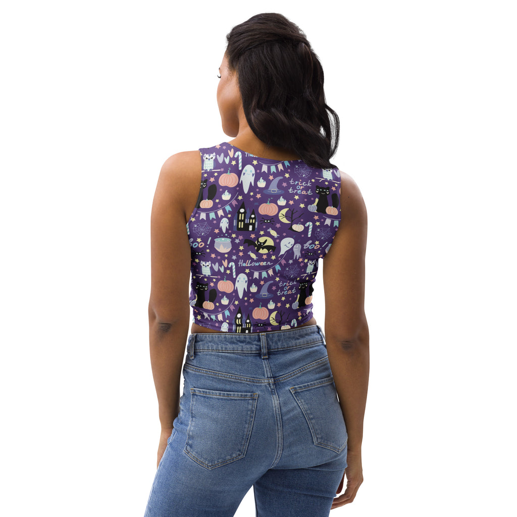 Women's Spooky Halloween Buttery Soft Crop Top