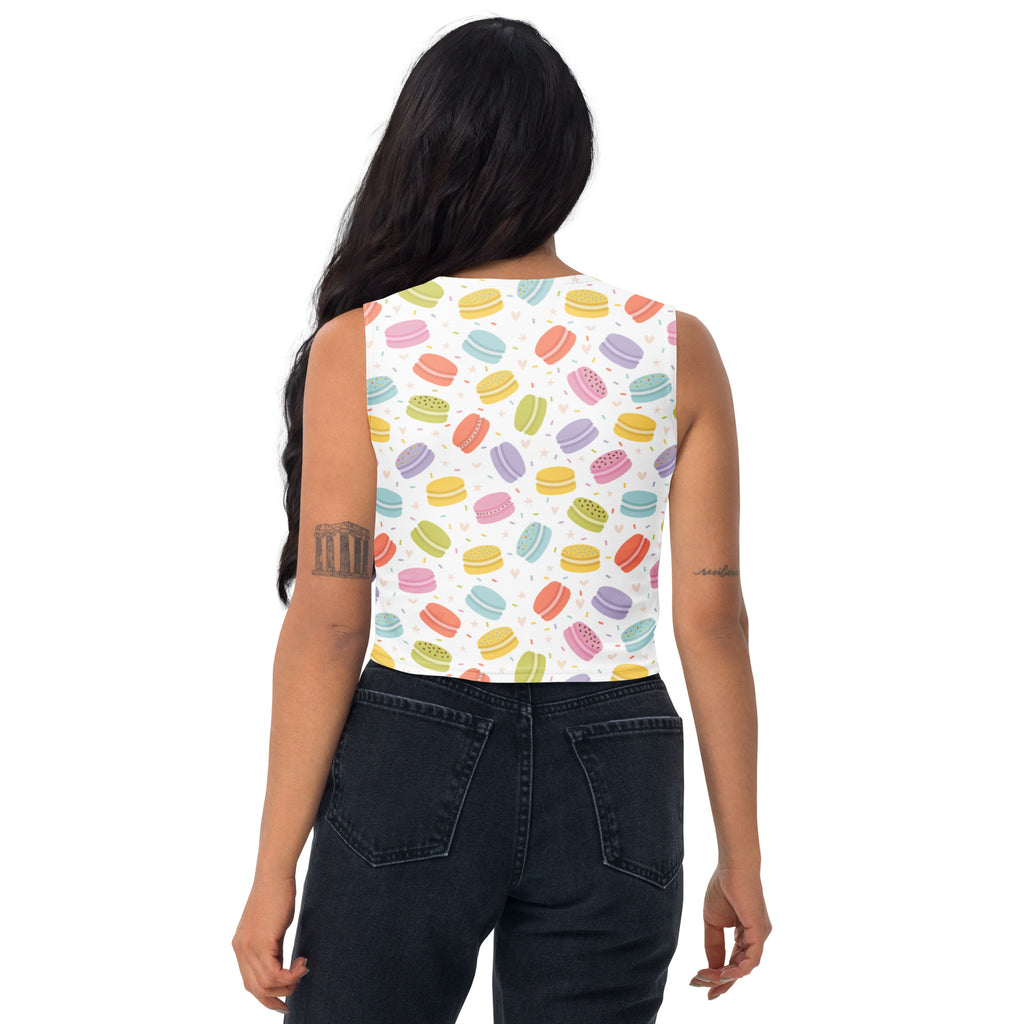Women's Pastel Macaron Buttery Soft Crop Top- Quick-Drying UPF 50+ Stretch Top