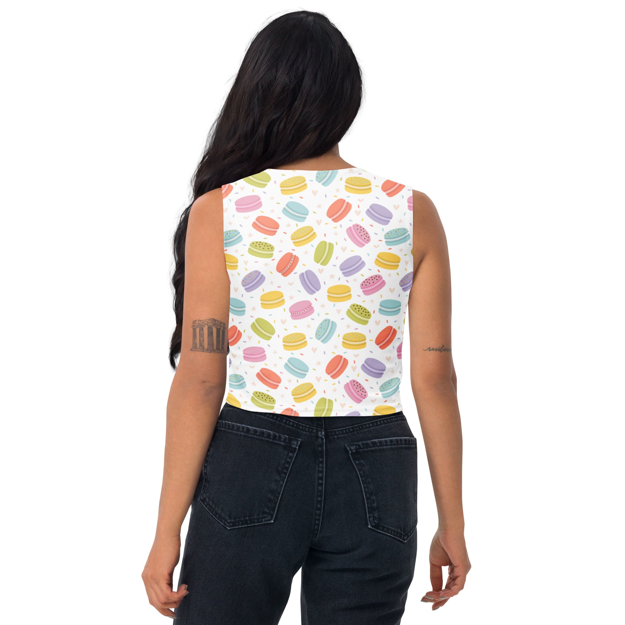Women's Pastel Macaron Buttery Soft Crop Top- Quick-Drying UPF 50+ Stretch Top