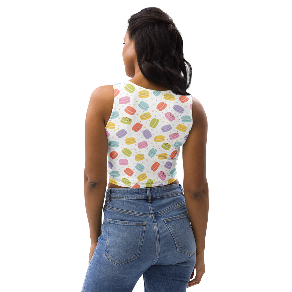 Women's Pastel Macaron Buttery Soft Crop Top- Quick-Drying UPF 50+ Stretch Top