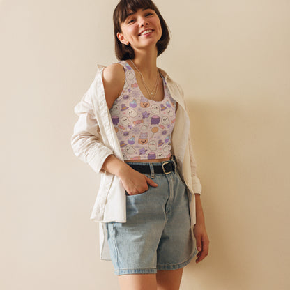 Women's Pastel Halloween Buttery Soft Crop Top