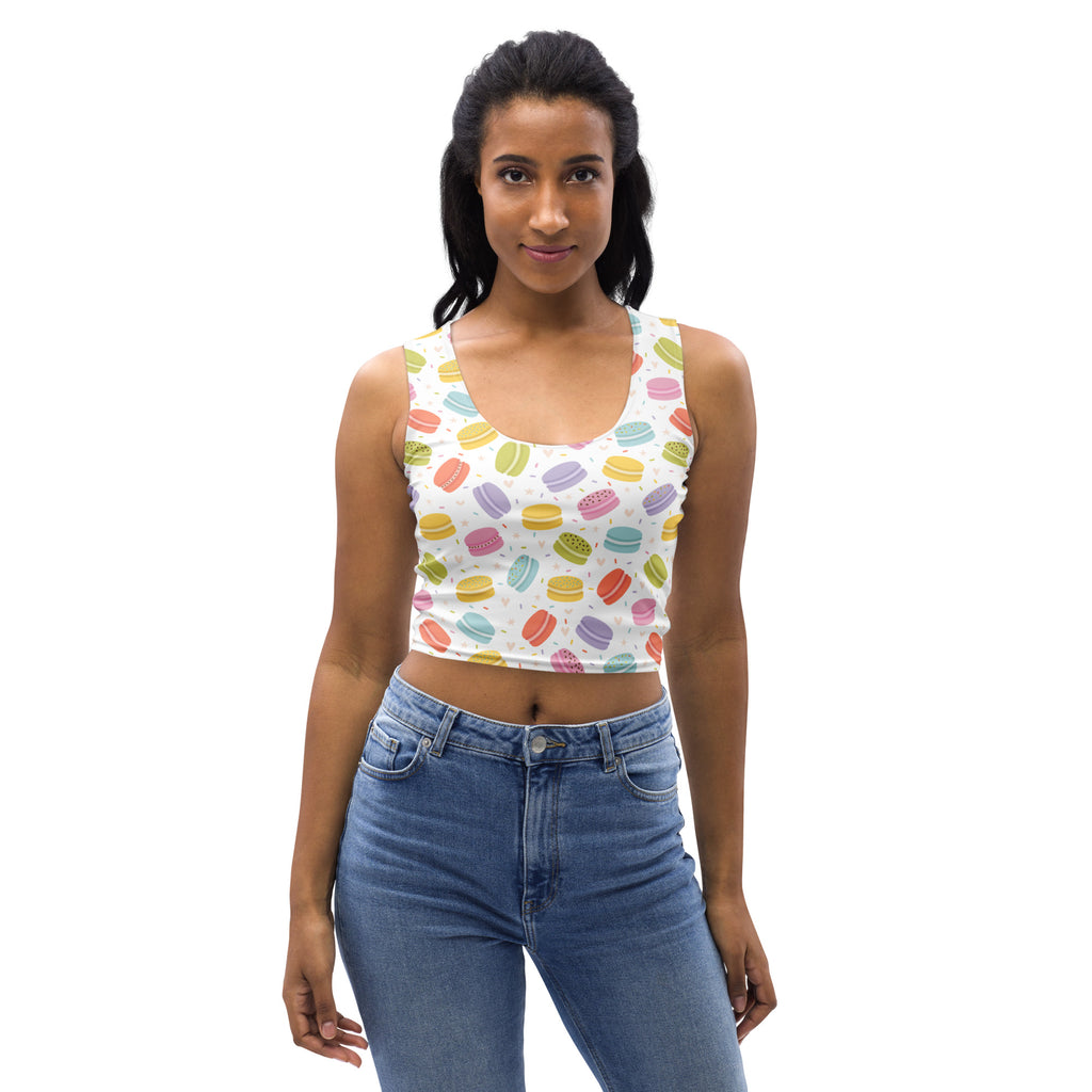 Women's Pastel Macaron Buttery Soft Crop Top- Quick-Drying UPF 50+ Stretch Top