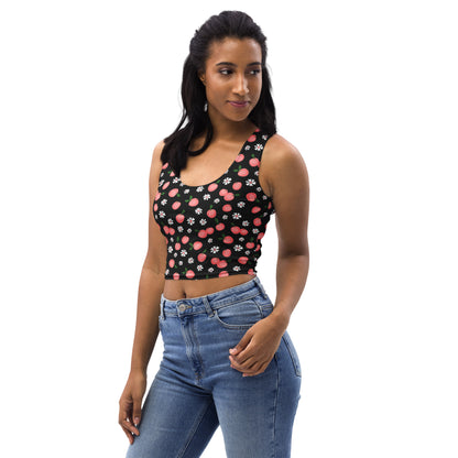 Women's Peach Blossom Buttery Soft Crop Top