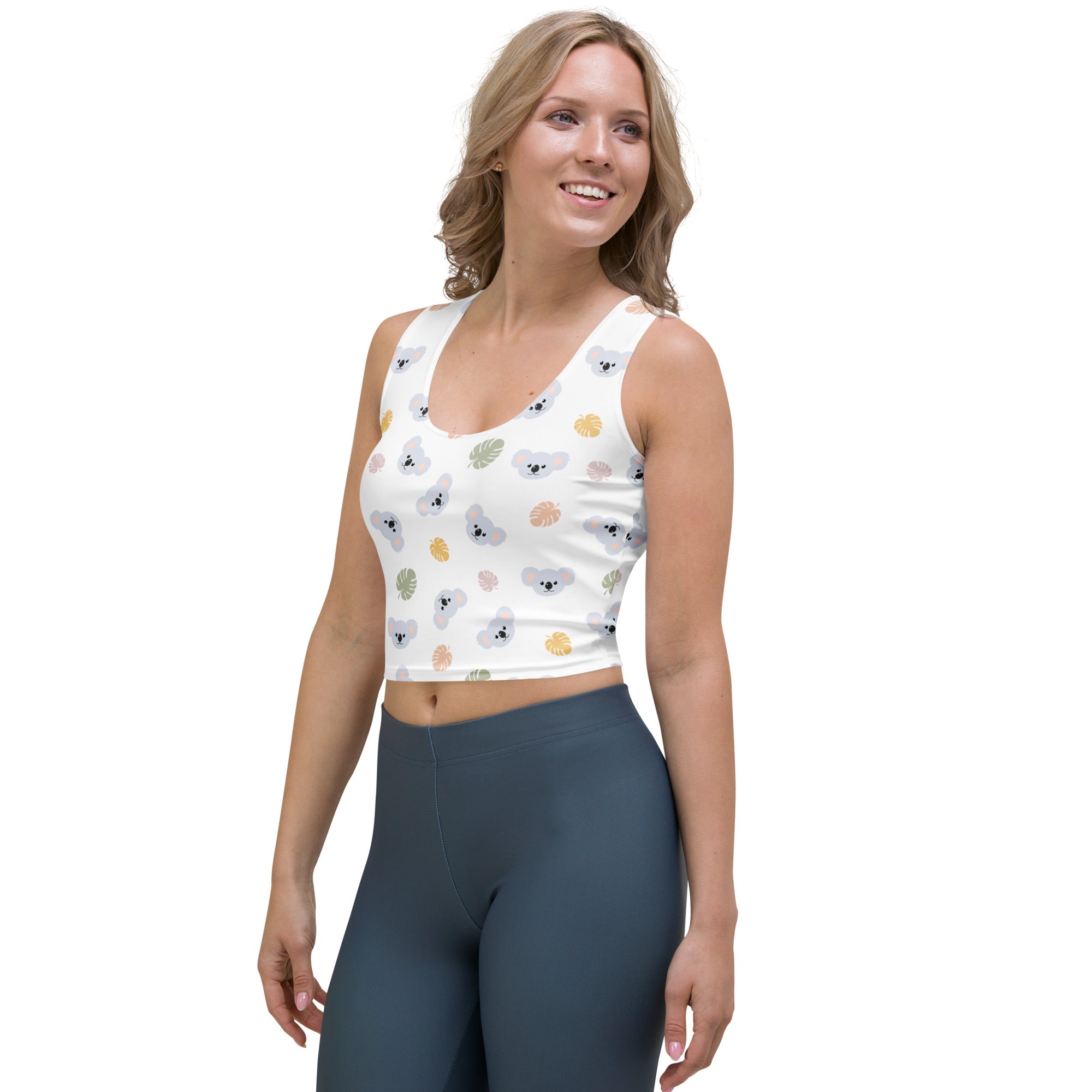 Women's Koala Buttery Soft Crop Top- Quick-Drying UPF 50+ Stretch Top