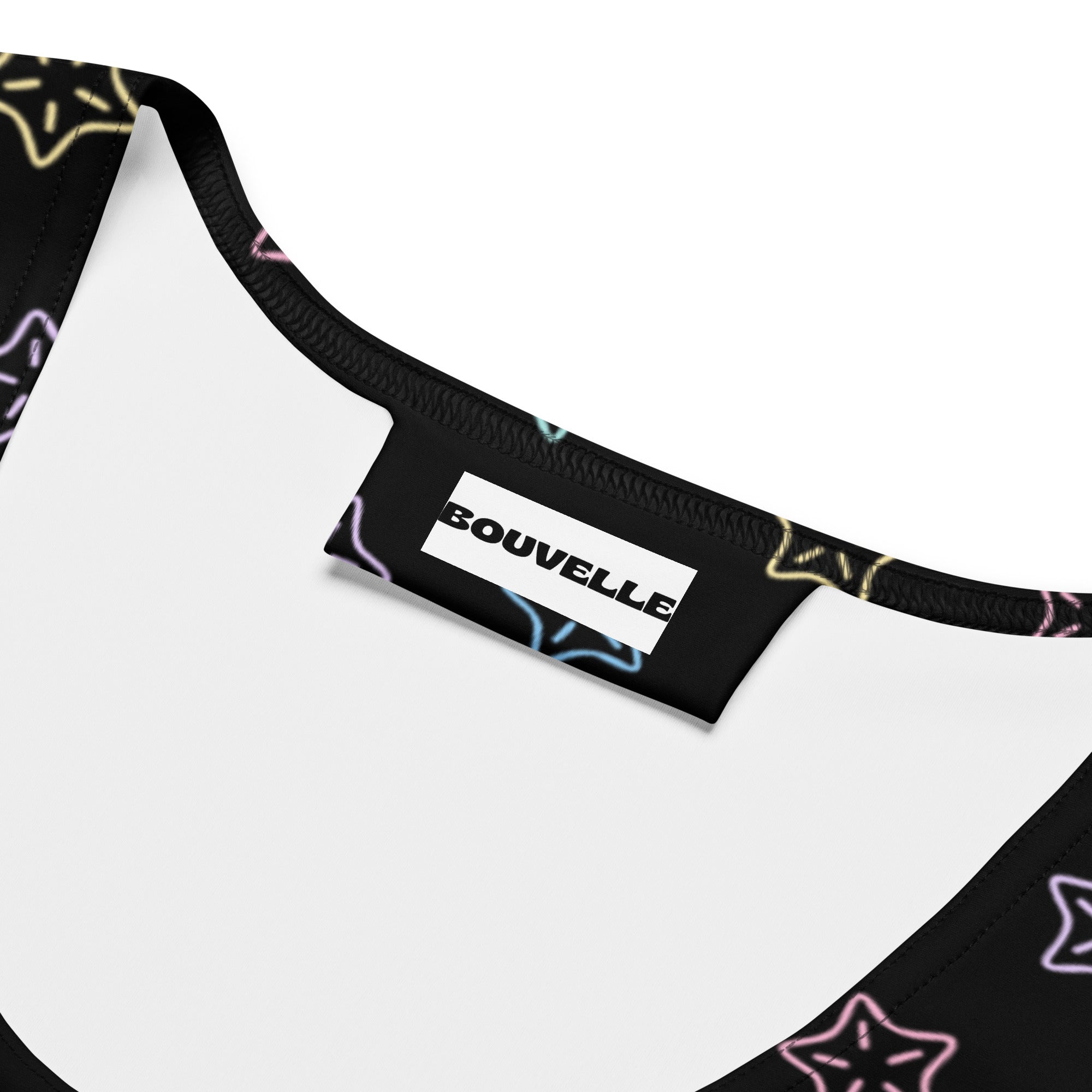 Women's Colorful Starfish Buttery Soft Crop Top- Quick-Drying UPF 50+ Stretch Top