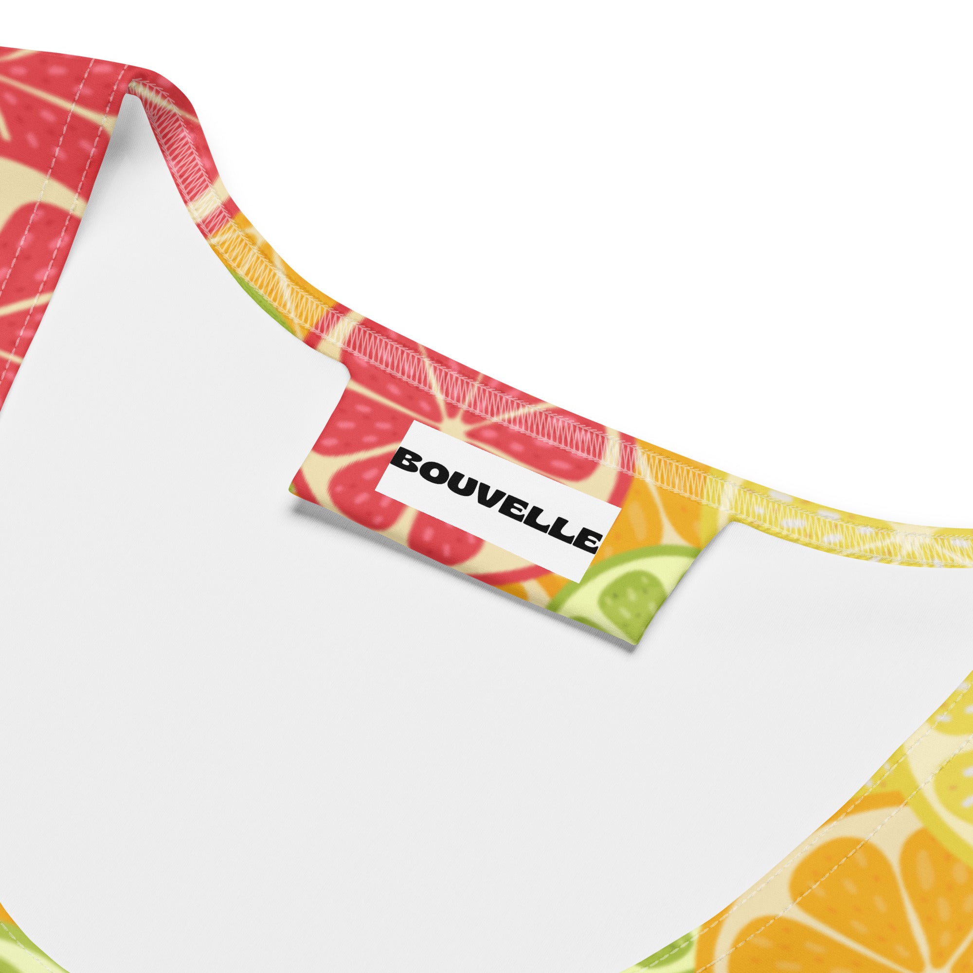 Women's Citrus Fruit Buttery Soft Crop Top- Quick-Drying UPF 50+ Stretch Top