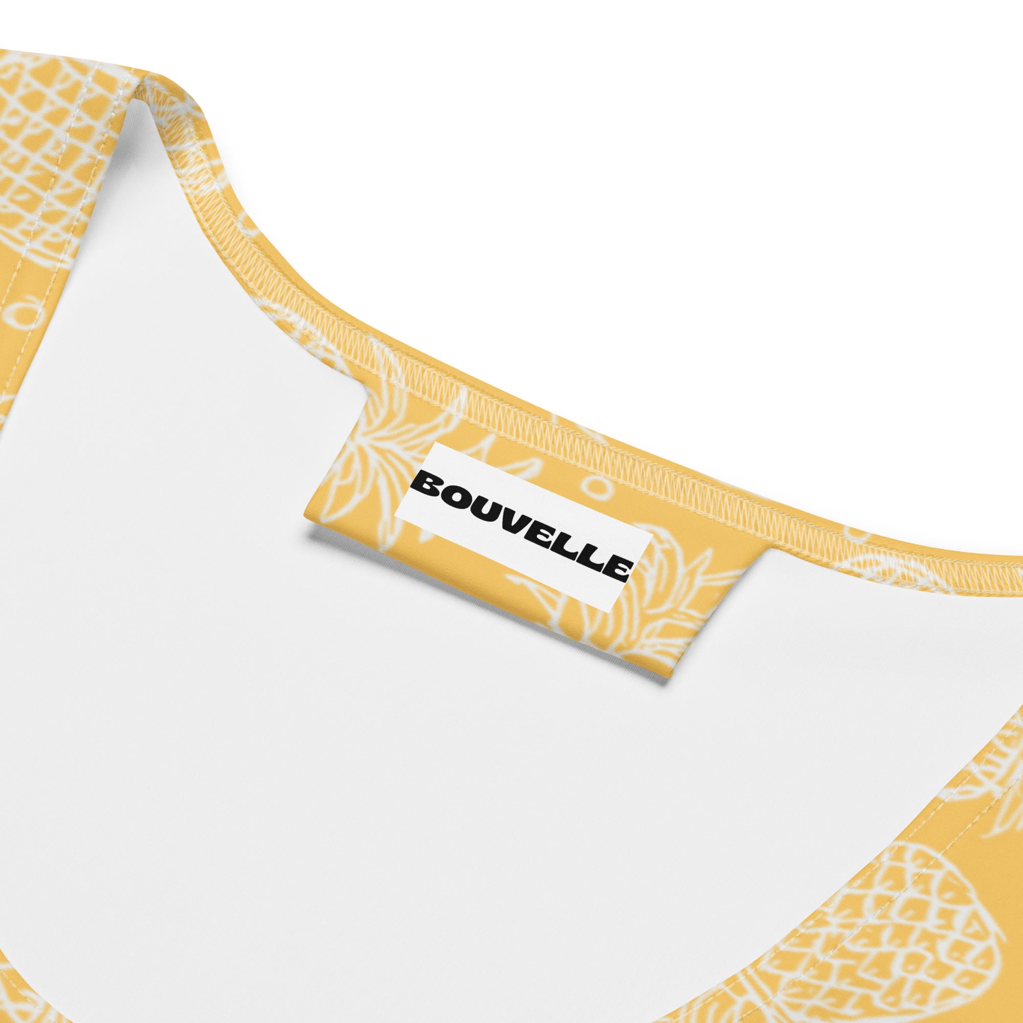 Women's Pineapple Buttery Soft Crop Top- Quick-Drying UPF 50+ Stretch Top