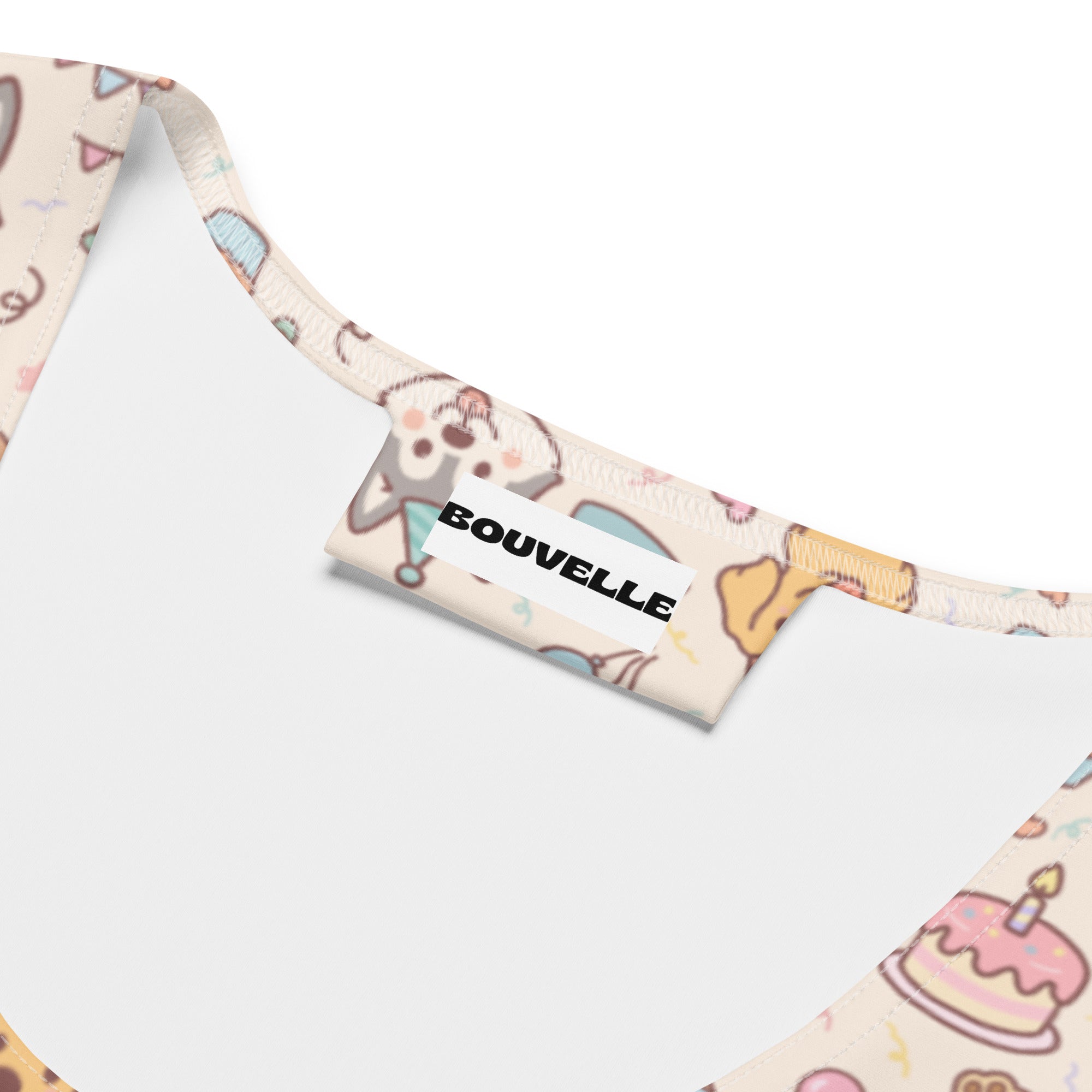 Women's Puppy Birthday Buttery Soft Crop Top- Quick-Drying UPF 50+ Stretch Top