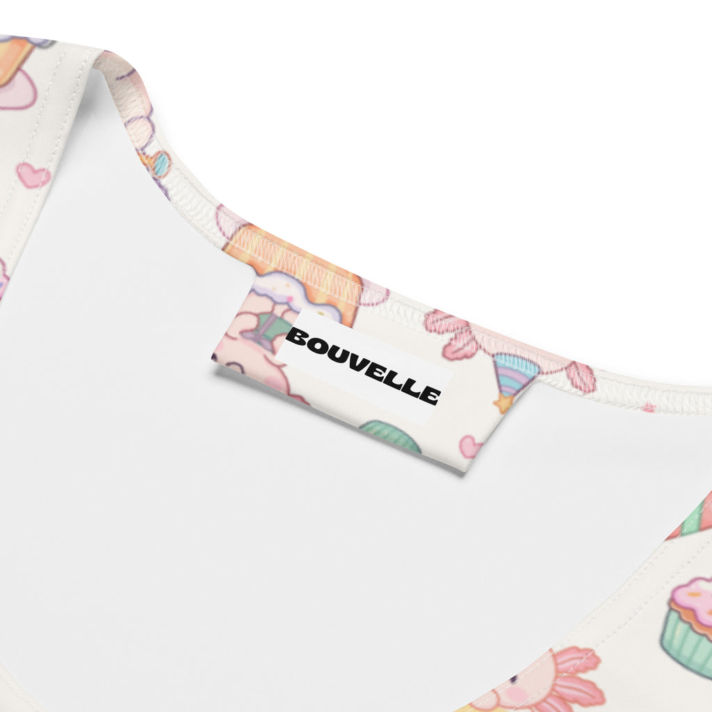 Women's Axolotl Birthday Buttery Soft Crop Top- Quick-Drying UPF 50+ Stretch Top