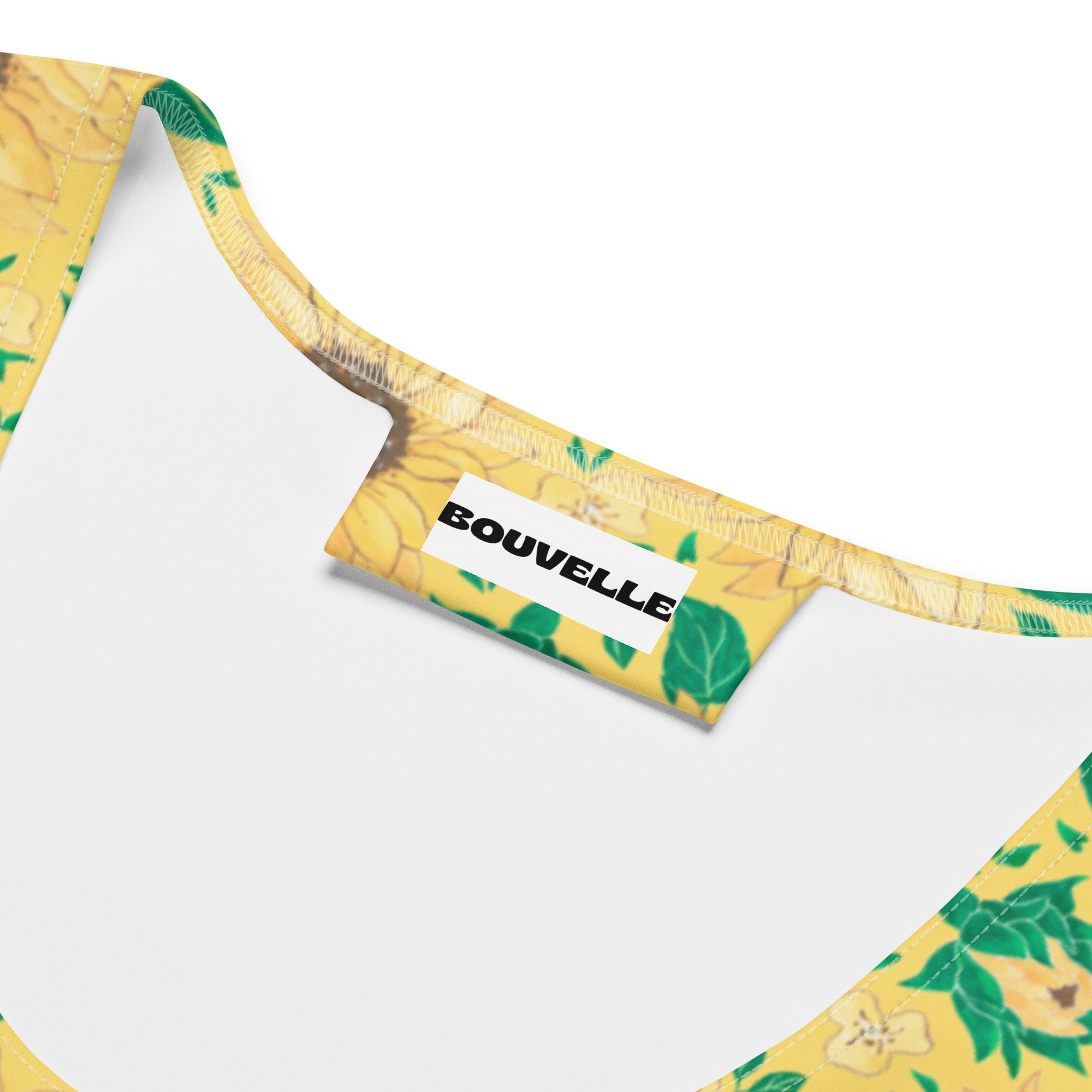 Women's Sunflower Buttery Soft Crop Top- Quick-Drying UPF 50+ Stretch Top