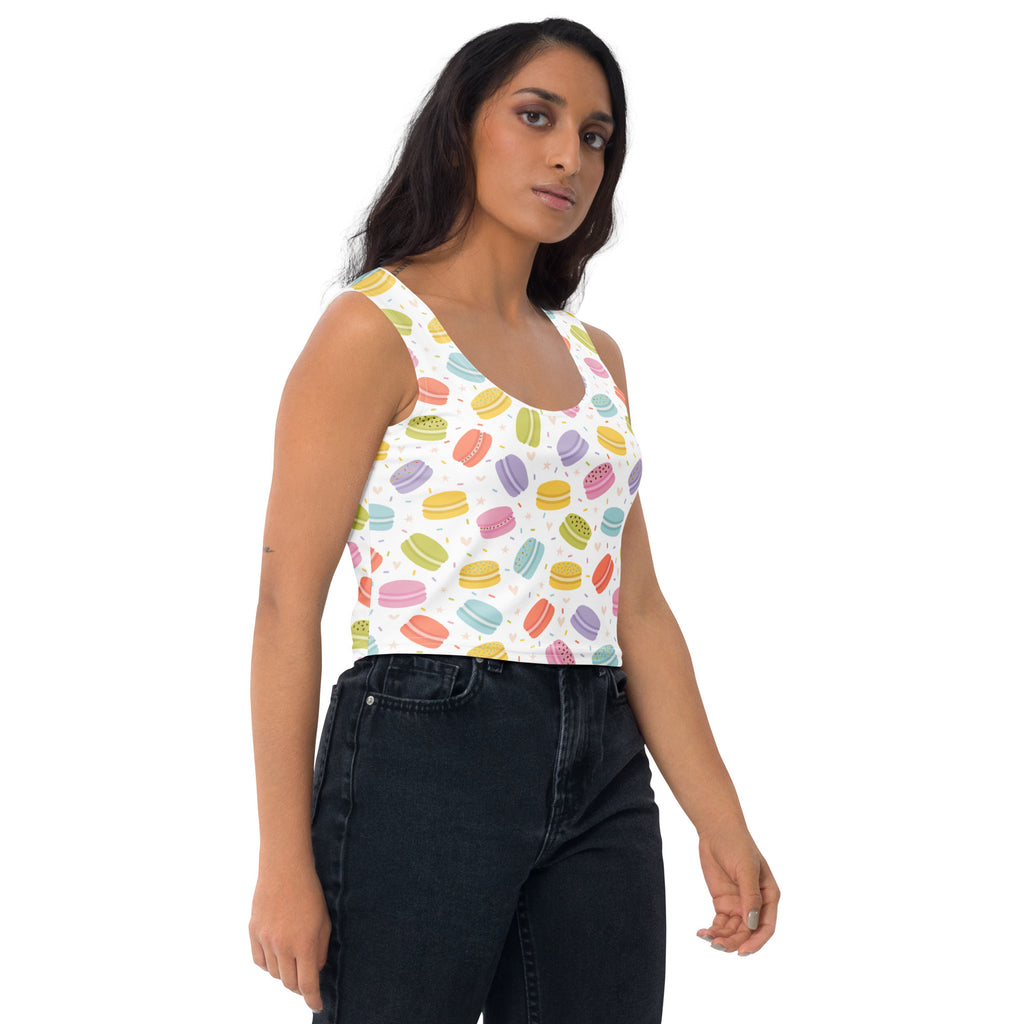 Women's Pastel Macaron Buttery Soft Crop Top- Quick-Drying UPF 50+ Stretch Top