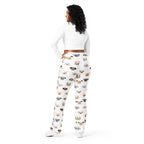 Women's Dog Face High Waist Flare Legging Pants