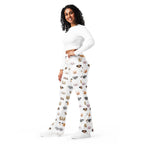 Women's Dog Face High Waist Flare Legging Pants