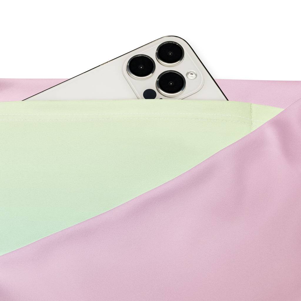 Women's Pastel Rainbow High Waist Flare Legging Pants