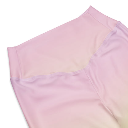 Women's Pastel Rainbow High Waist Flare Legging Pants