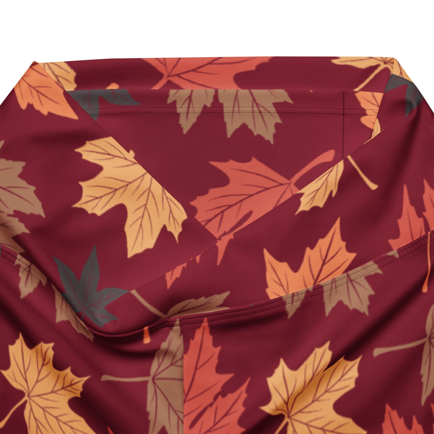 Women's Autumn Leaves High Waist Flare Legging Pants