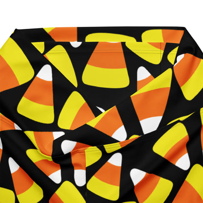 Women's Candy Corn High Waist Flare Legging Pants