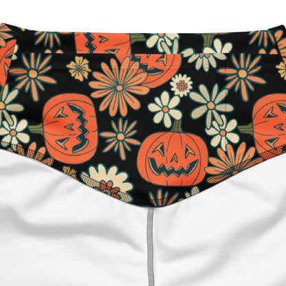 Women's Retro Halloween High Waist Flare Legging Pants