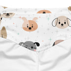 Women's Dog Face High Waist Flare Legging Pants