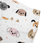 Women's Dog Face High Waist Flare Legging Pants