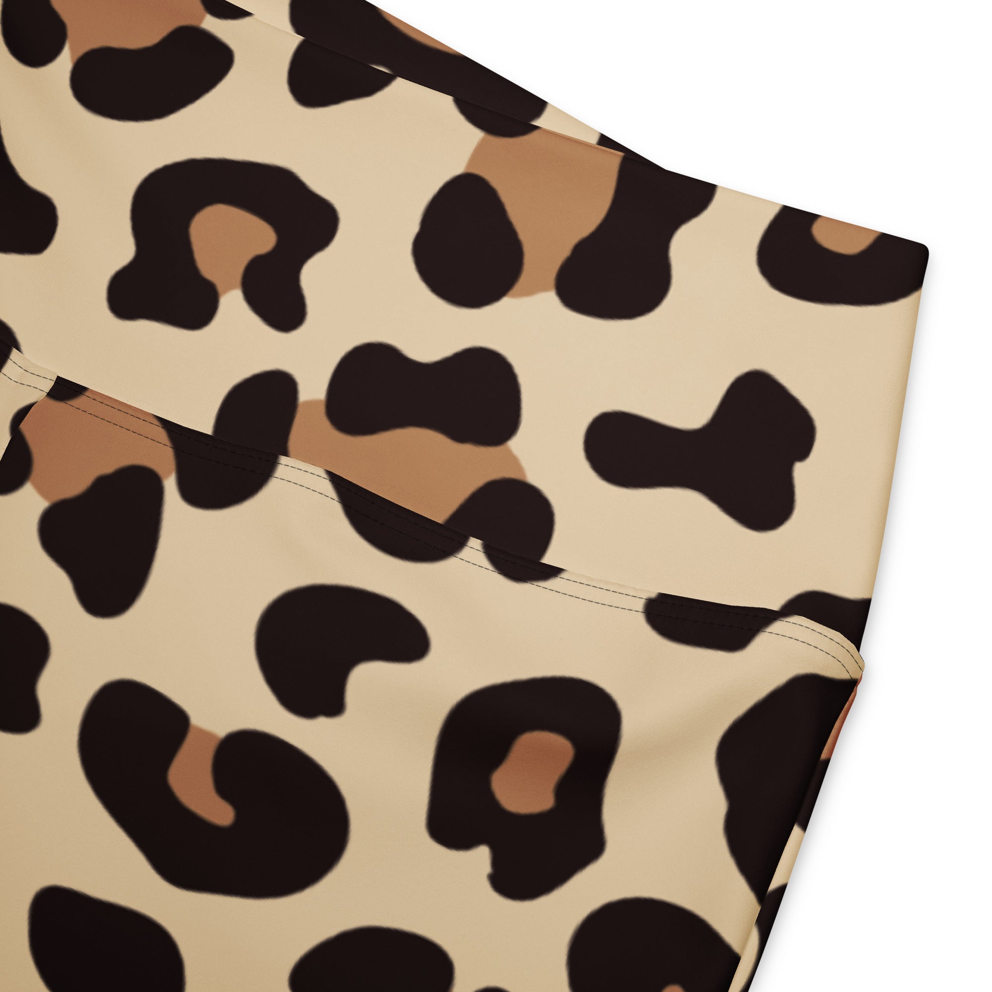 Women's Leopard Print High Waist Flare Legging Pants