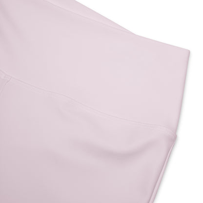 Women's Light Pink High Waist Flare Legging Pants