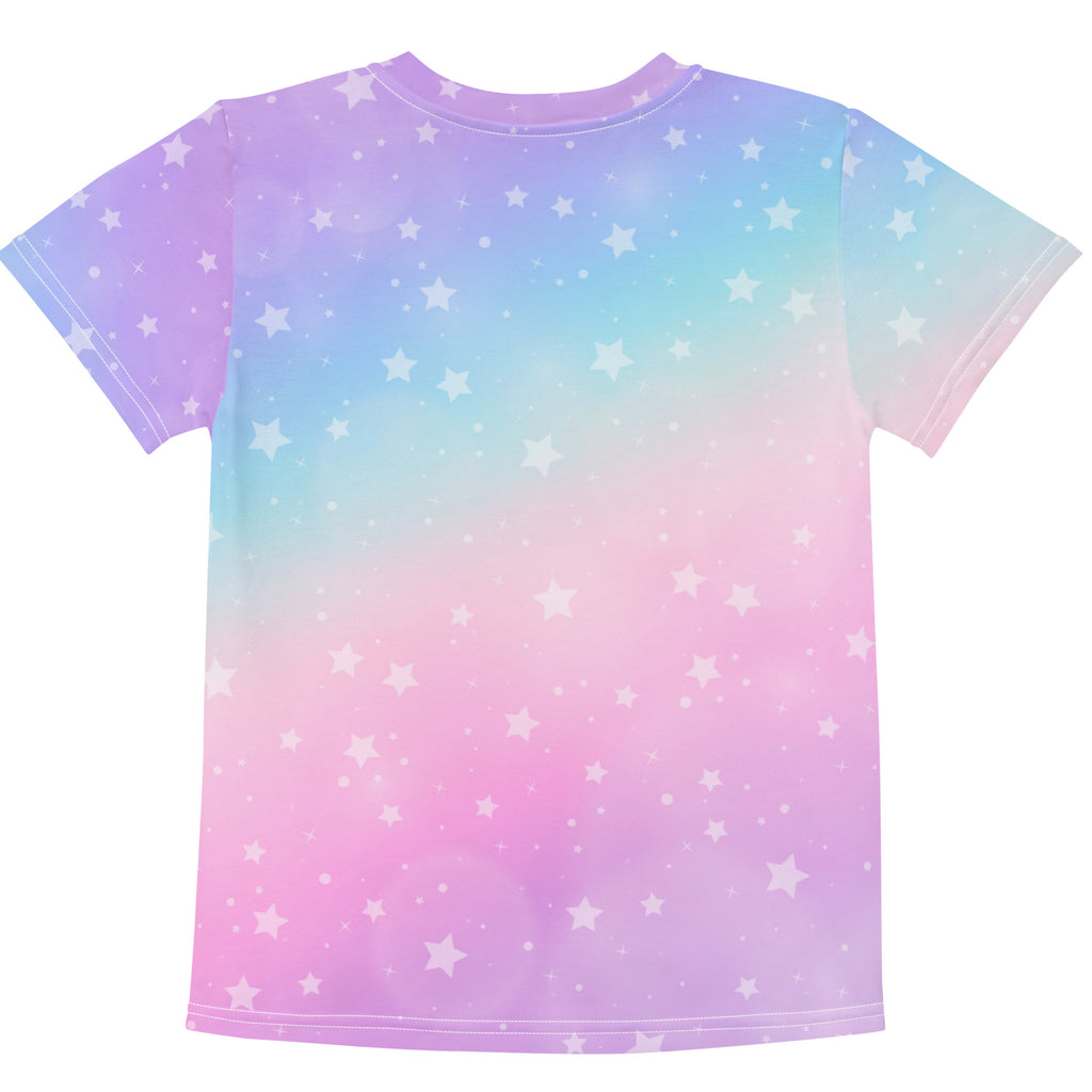 Girls Rainbow Stars Cotton T-Shirt
